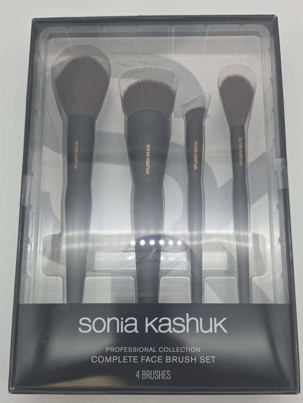 Sonia Kashuk Black Complete Face Brush Set - 4 Pcs